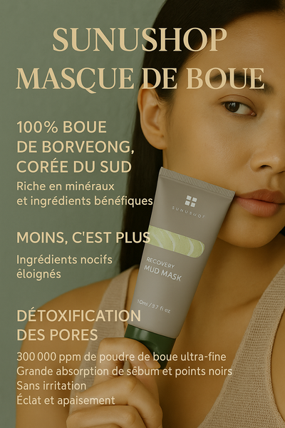 Masque facial à l'argile