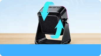 Enceinte à induction 5-en-1 avec support téléphone, Bluetooth 5.3 et lumière RVB