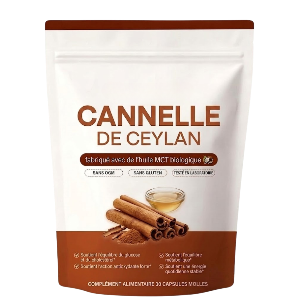 60-Capsules de Cannelle de Ceylan | Aide à stabiliser la glycémie