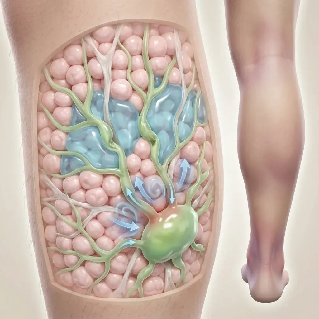  Ils abîment les vaisseaux et les membranes lymphatiques, les rendent plus “poreux”, et l’eau fuit dans les tissus