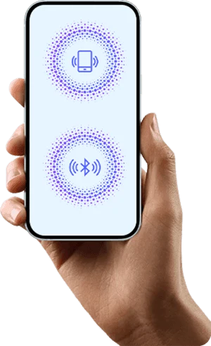 Enceinte à induction 5-en-1 avec support téléphone, Bluetooth 5.3 et lumière RVB