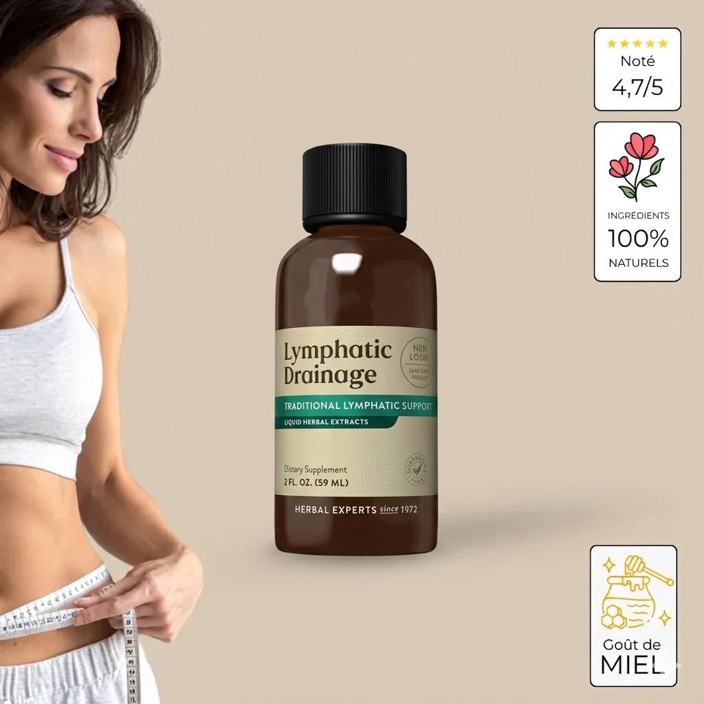 Drainage Lymphatique Liquide – Visage Affiné, Jambes Légères, Ventre Plat